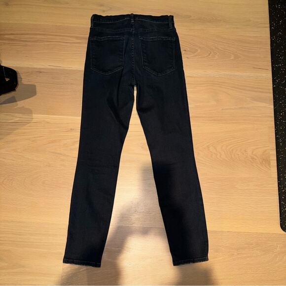 Frame Ali High Rise Skinny in Avinton Dark Wash Denim Blue Jeans Women's… - Picture 2 of 7